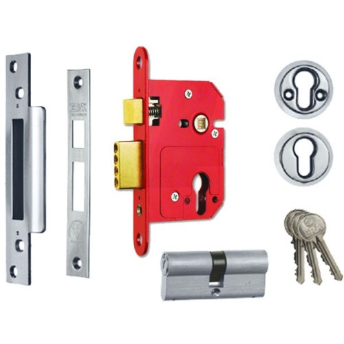 ERA FORTRESS EURO PROFILE BRITISH STANDARD RATED MORTICE SASHLOCK KIT - KEY / KEY CYLINDER